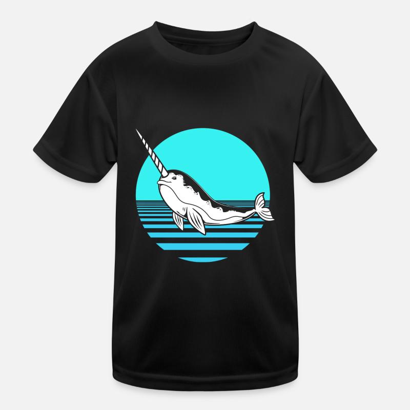 Narwal Kinder Funktions-T-Shirt