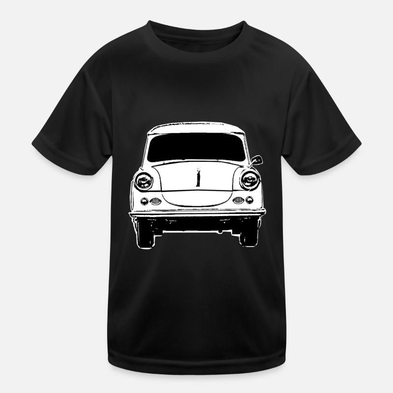 Ost Deutschland Auto Trabi Retro Oldtimer Auto Kinder Funktions-T-Shirt