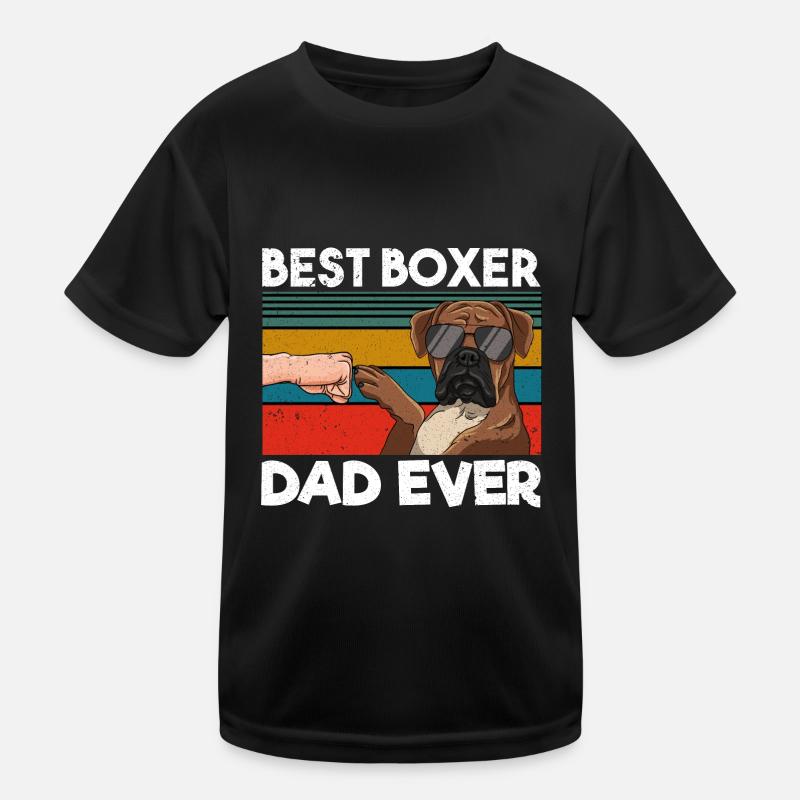 Best Boxer Dad Ever Kinder Funktions-T-Shirt