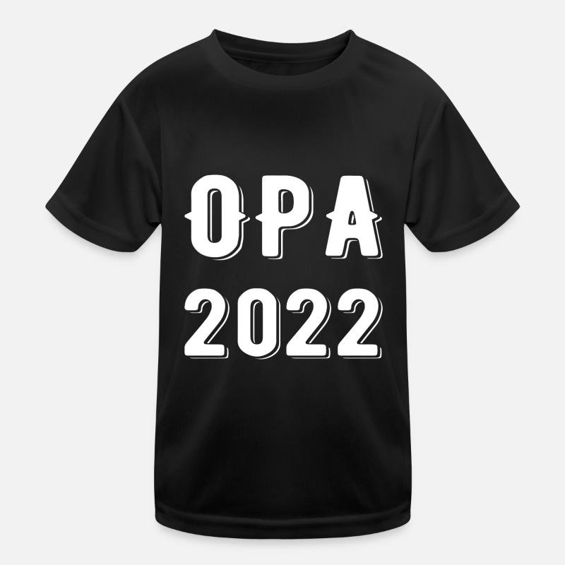 Opa 2022 - Werdende Opa Kinder Funktions-T-Shirt