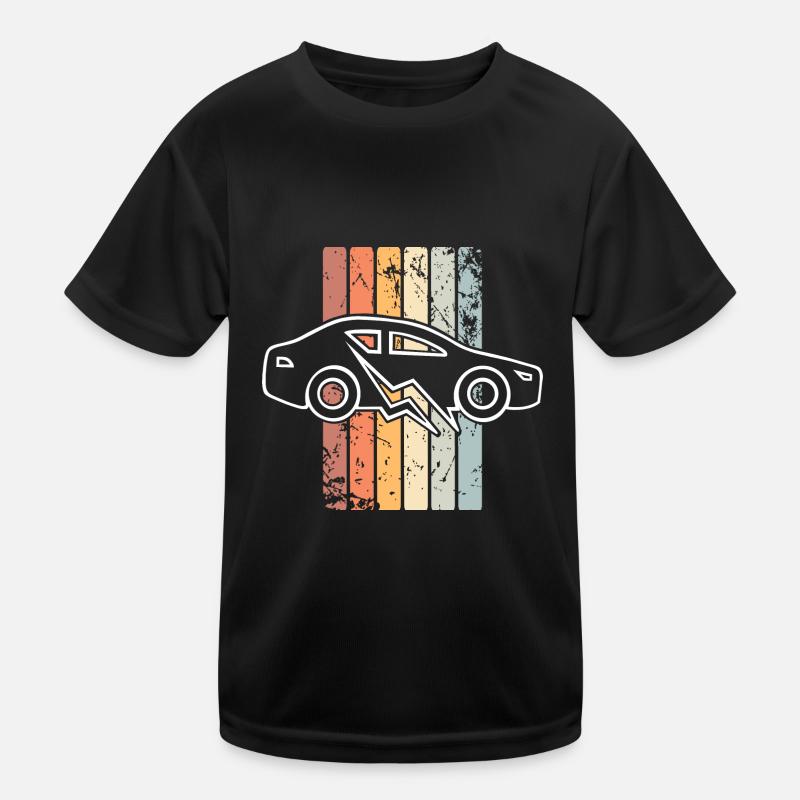 E-car electric car Kids Functional T-Shirt