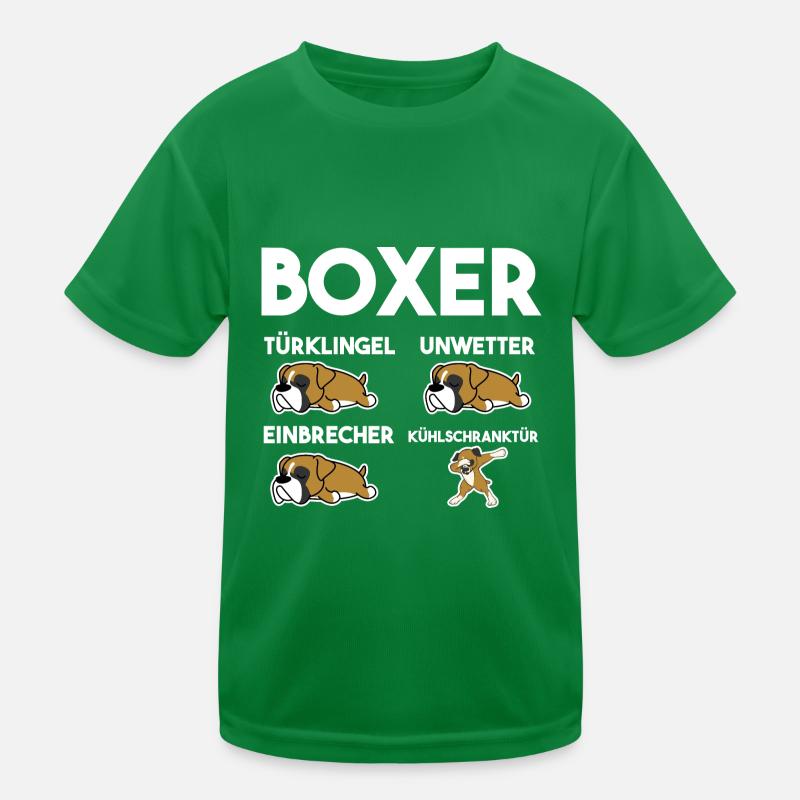 Hund Boxer Kinder Funktions-T-Shirt