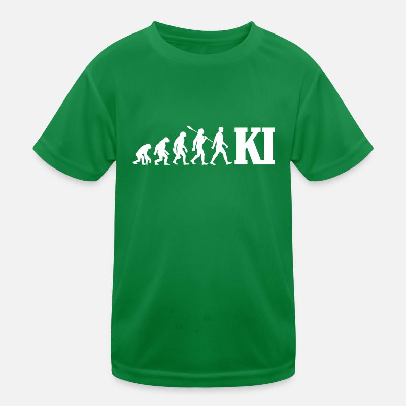 Evolution - Künstliche Intelligenz - KI Kinder Funktions-T-Shirt