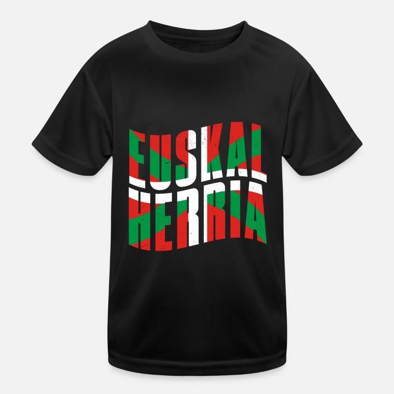 Basken Basco Euskotarak Baskische Sprache Kinder Funktions-T-Shirt