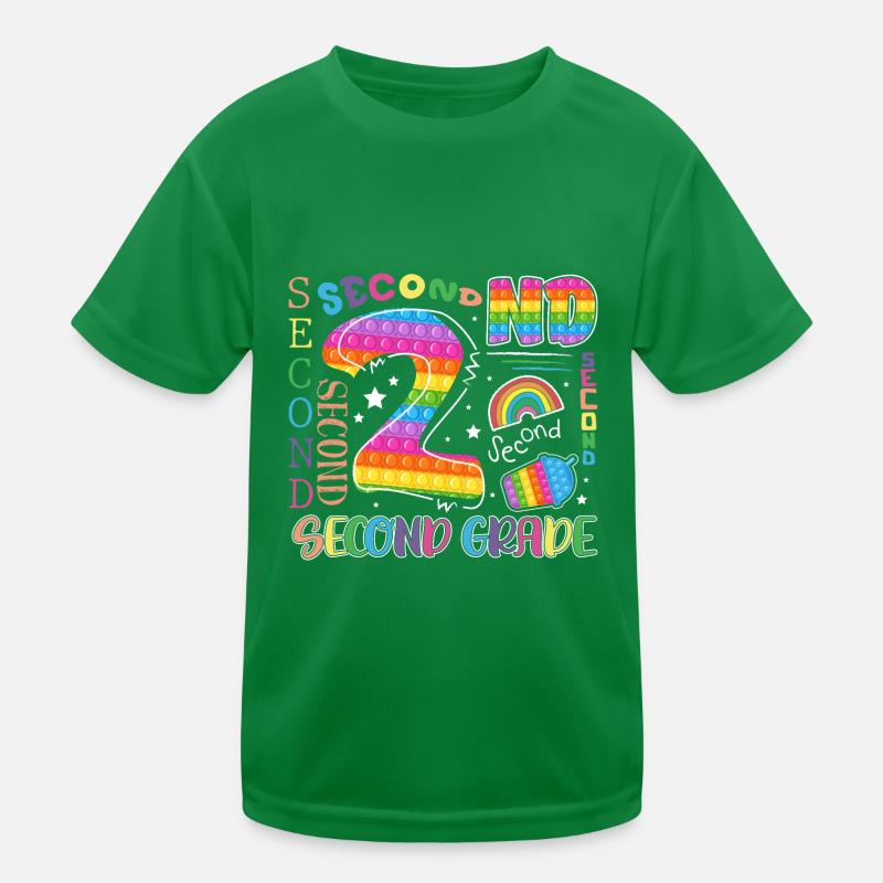 Écolier Pop It de 2e année T-shirt sport Enfant