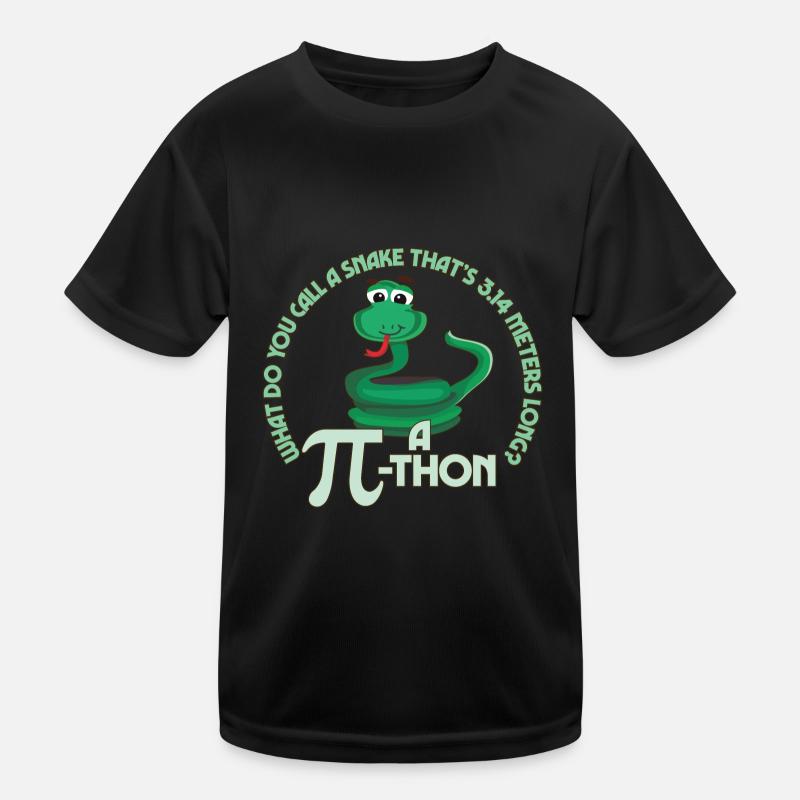 Math Pun Pi-thon Funny Snake Mathematics Meme Kinder Funktions-T-Shirt