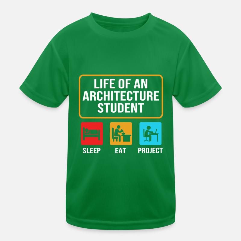 Architect Architecture Kids Functional T-Shirt