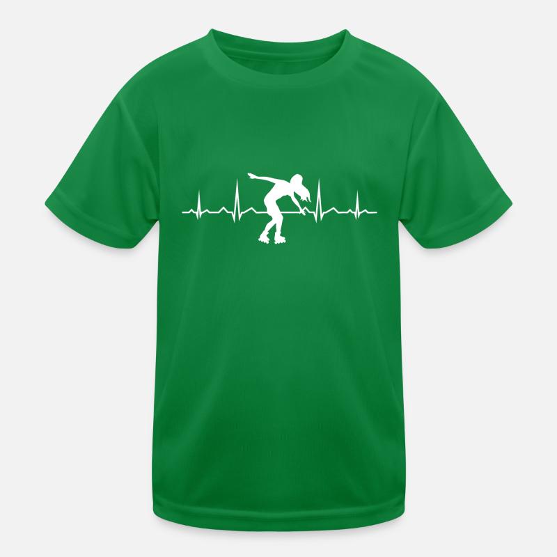 Rollerskate Roller Skates Rollerskaten Femmes T-shirt sport Enfant
