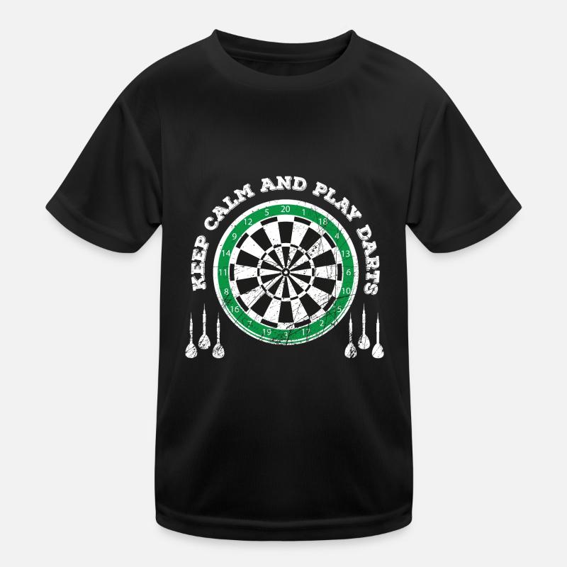 Dart Darts Dartboard Dartboard Throw Arrow Kids Functional T-Shirt
