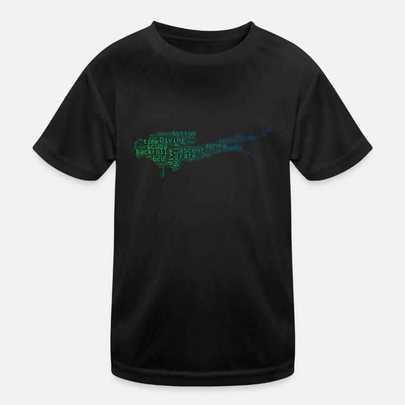Scuba Divers Scuba Diving Men Kids Functional T-Shirt