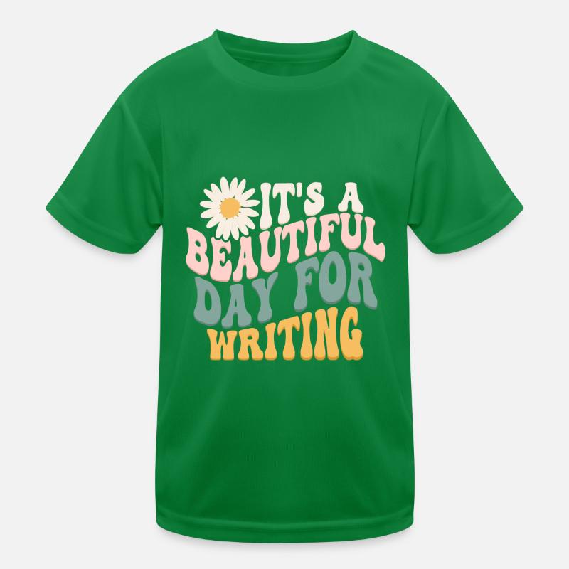 Writing Kids Functional T-Shirt