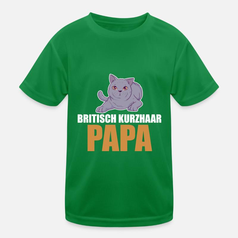Britisch Kurzhaar Katze Kinder Funktions-T-Shirt