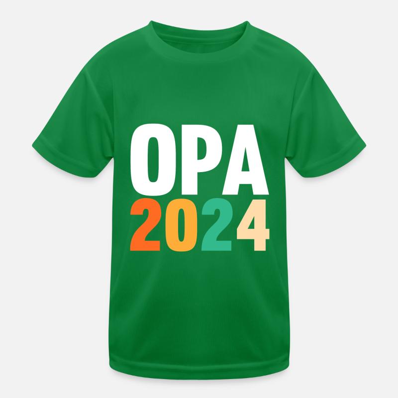Werdender Opa 2037 Kinder Funktions-T-Shirt