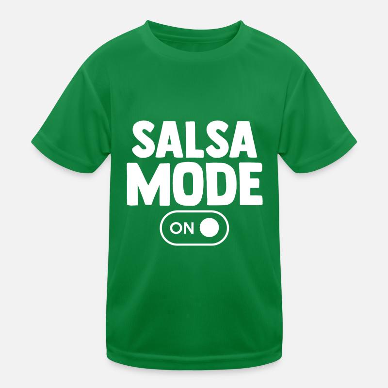 Salsa Dance Dancer Kids Functional T-Shirt