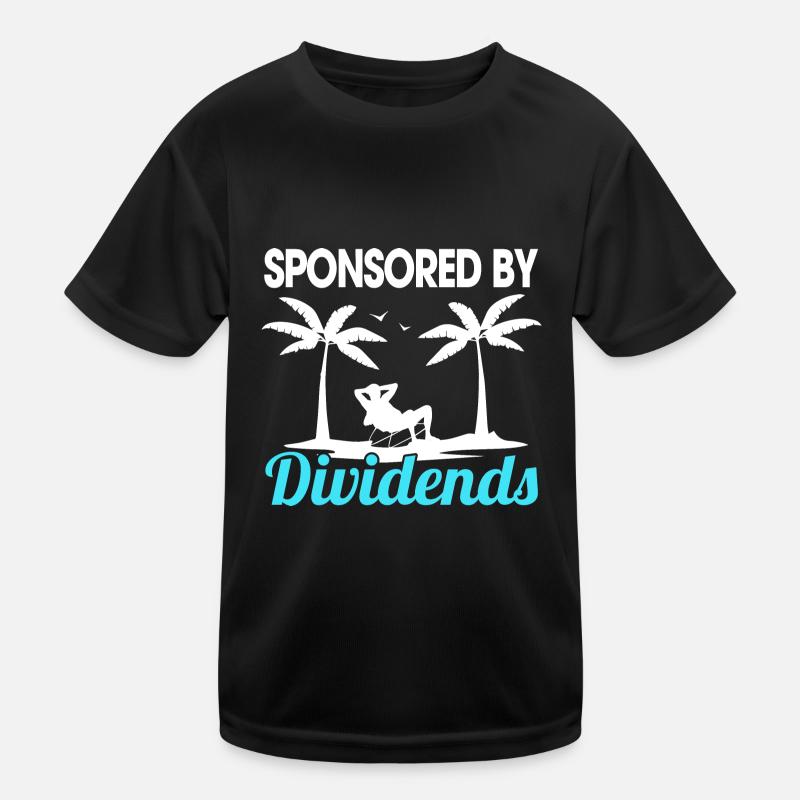 Commandité par Dividend Shareholder Stock Market T-shirt sport Enfant