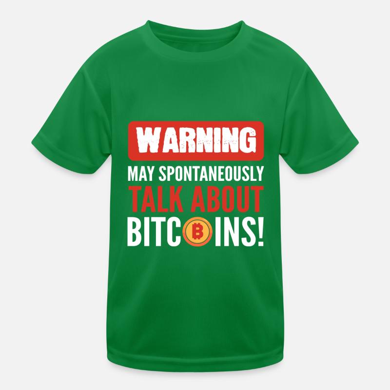 Bitcoin Kinder Funktions-T-Shirt