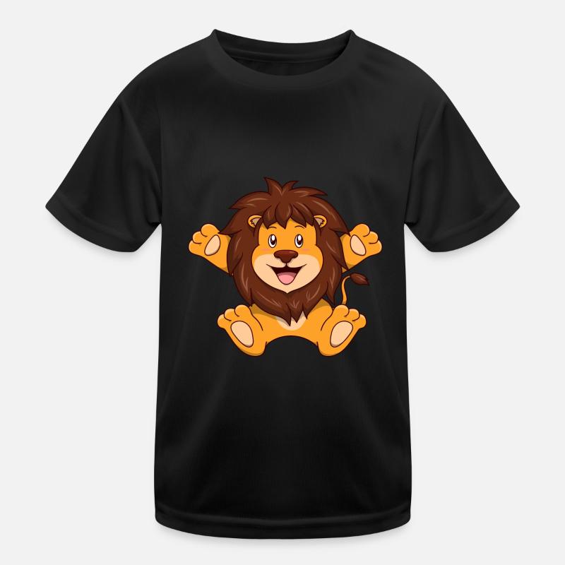 Süßer Löwe Kinder Funktions-T-Shirt