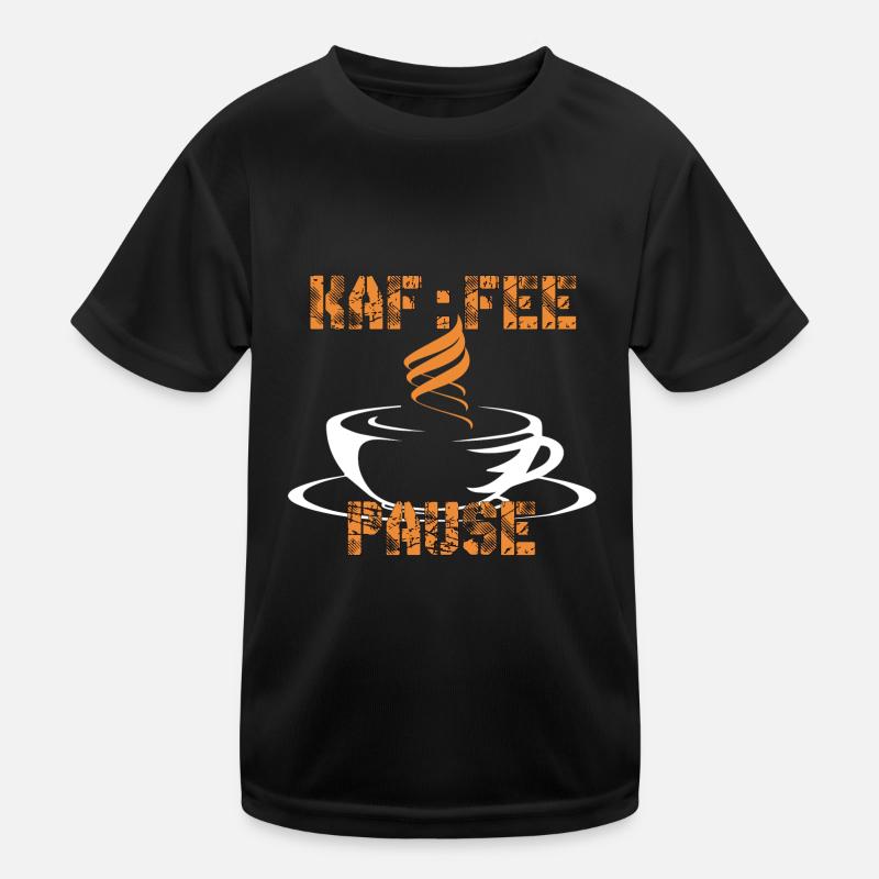 Kaffee Freunde Kaffeetrinker Kaffee trinken Kinder Funktions-T-Shirt