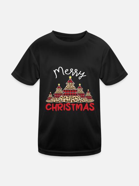 Christmas Santa Claus Gifts - Kids Functional T-Shirt - black - Front