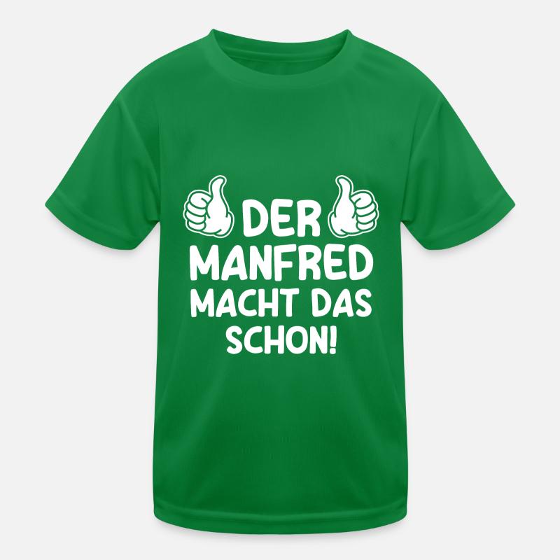Manfred Kinder Funktions-T-Shirt
