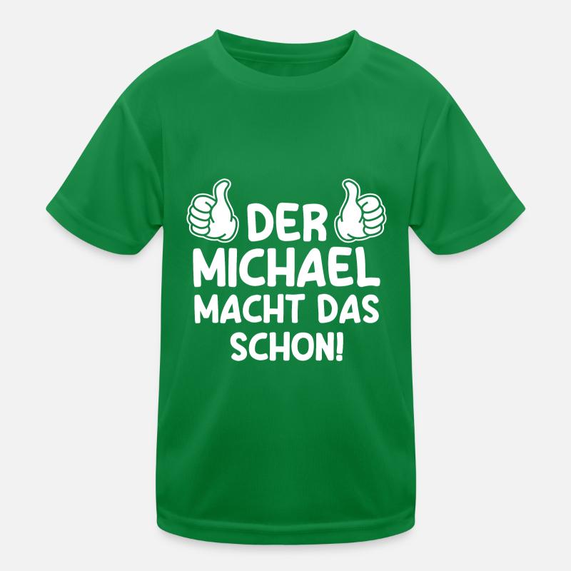 Michael Kinder Funktions-T-Shirt