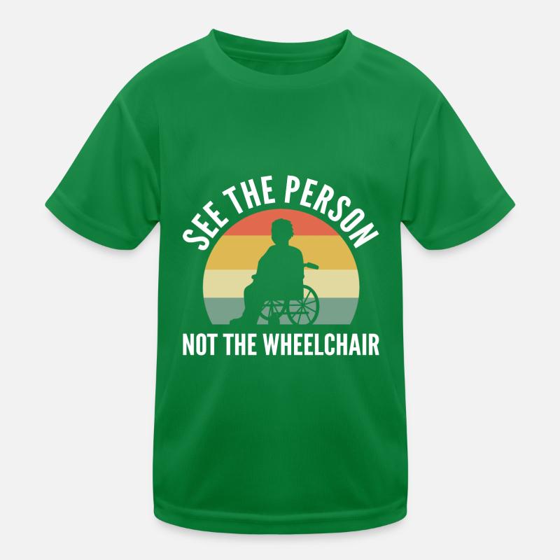 Rollstuhl Kinder Funktions-T-Shirt