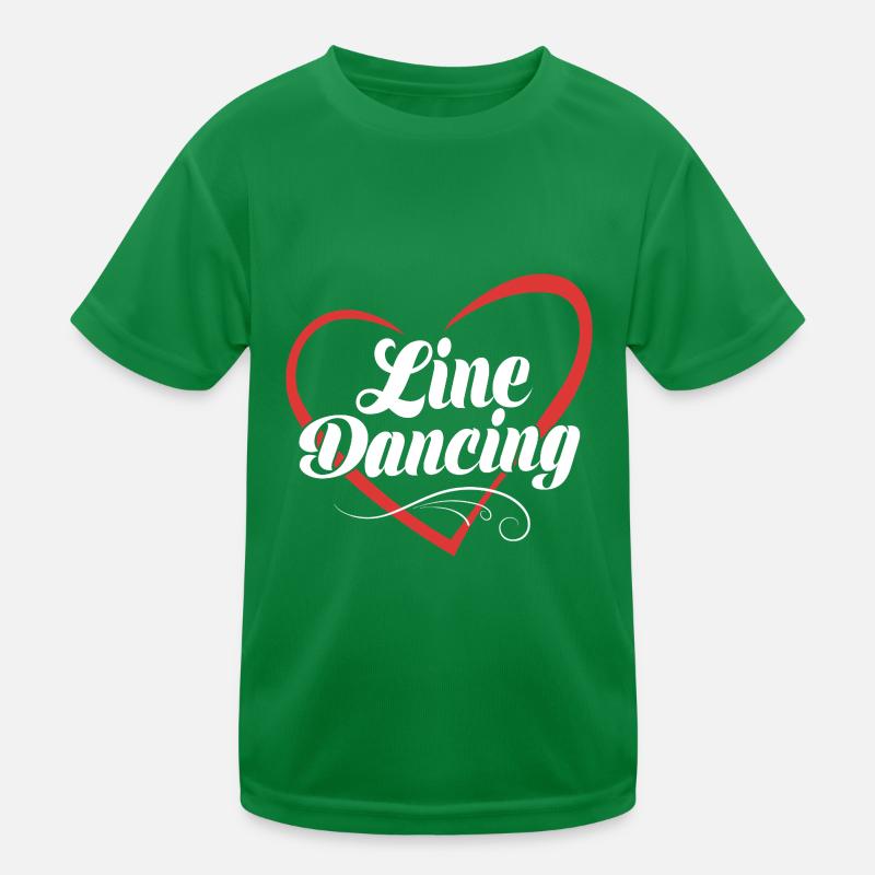 Line Dance Kids Functional T-Shirt