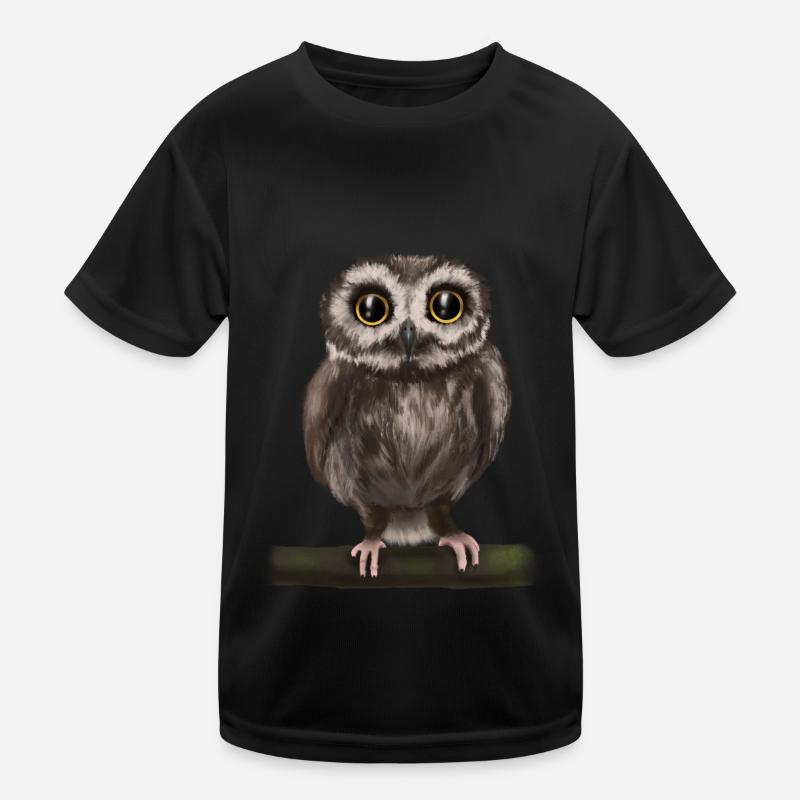 Eagle owl Kids Functional T-Shirt