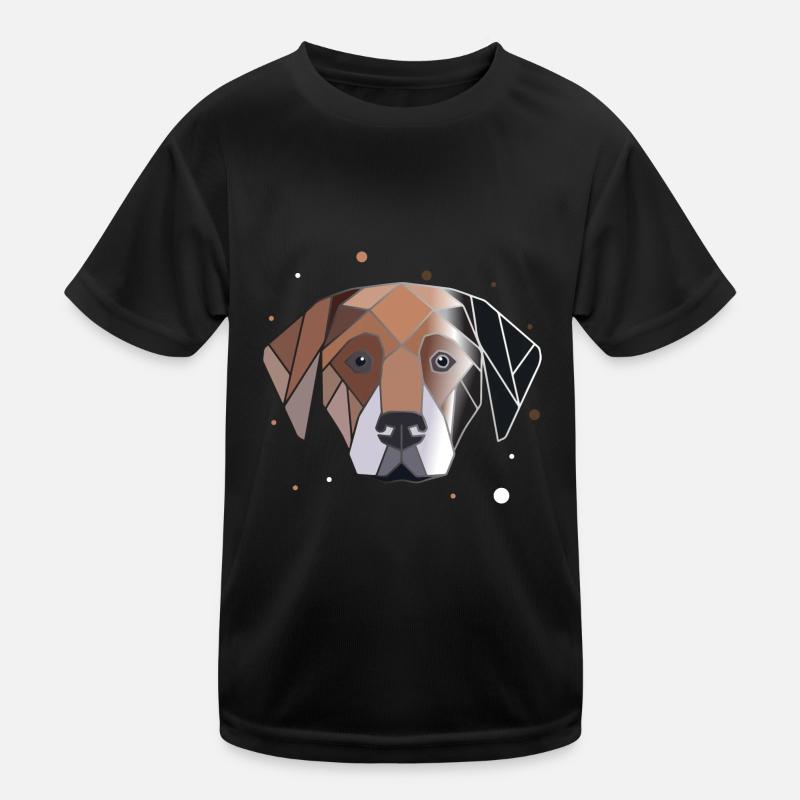 Polygone de chien T-shirt sport Enfant