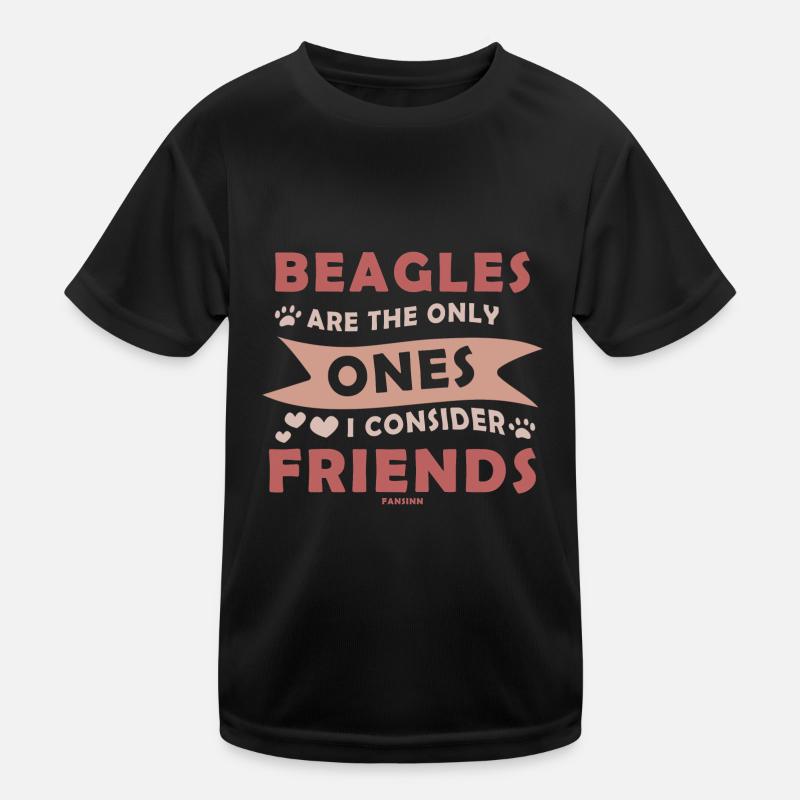 Beagle britischer Jagdhund Kinder Funktions-T-Shirt