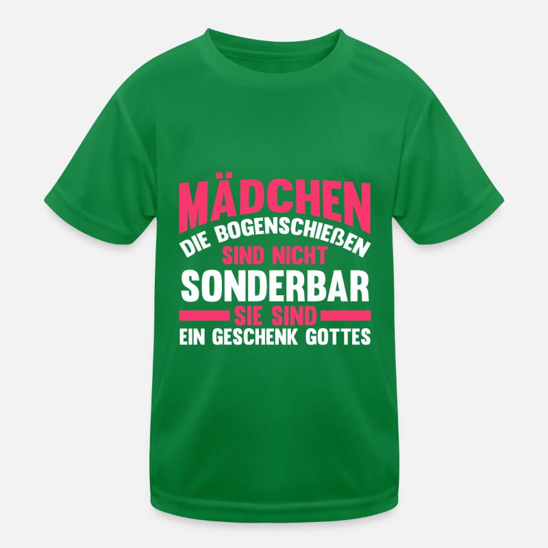 Bogen Bogenschütze Bogensport Bogenschießen Kinder Funktions-T-Shirt
