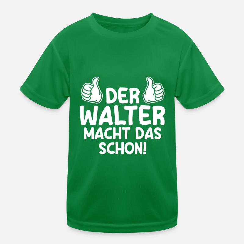 Walter Kinder Funktions-T-Shirt