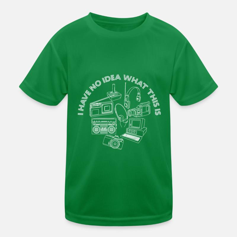 70s Throwback 80s Nostalgia I Have No Idea What Kids Functional T-Shirt