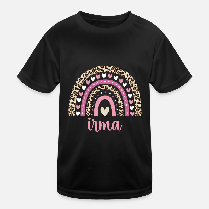 Irma Regenbogen Name Geburtstag Irma Kinder Funktions-T-Shirt