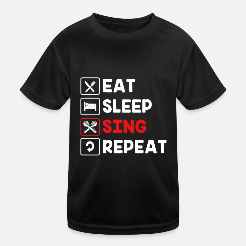 Karaoke Kinder Funktions-T-Shirt