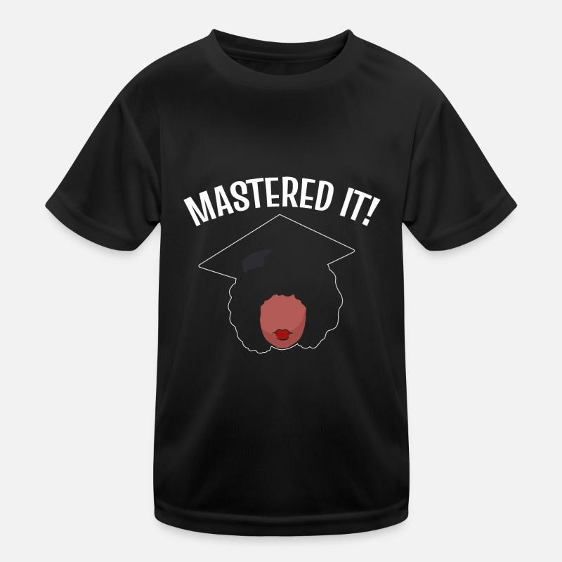 Master Studium Abschlussfeier Kinder Funktions-T-Shirt