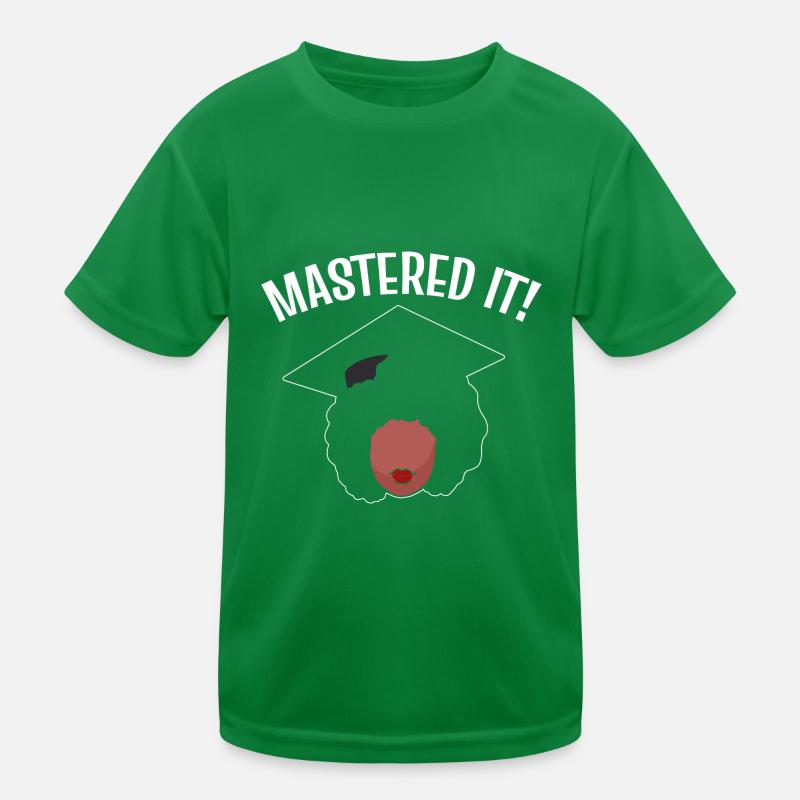 Master Studium Abschlussfeier Kinder Funktions-T-Shirt