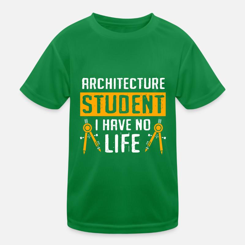 Architect Architecture Kids Functional T-Shirt