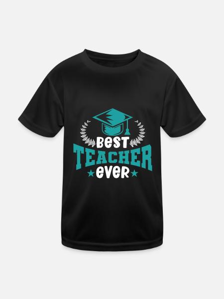 Enseignant École primaire Enseignant Enseignant École secondaire - T-shirt sport Enfant - noir - Devant