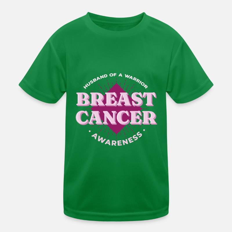 Ehemann des Brustkrebs Überlebenden Vintage Awaren Kinder Funktions-T-Shirt