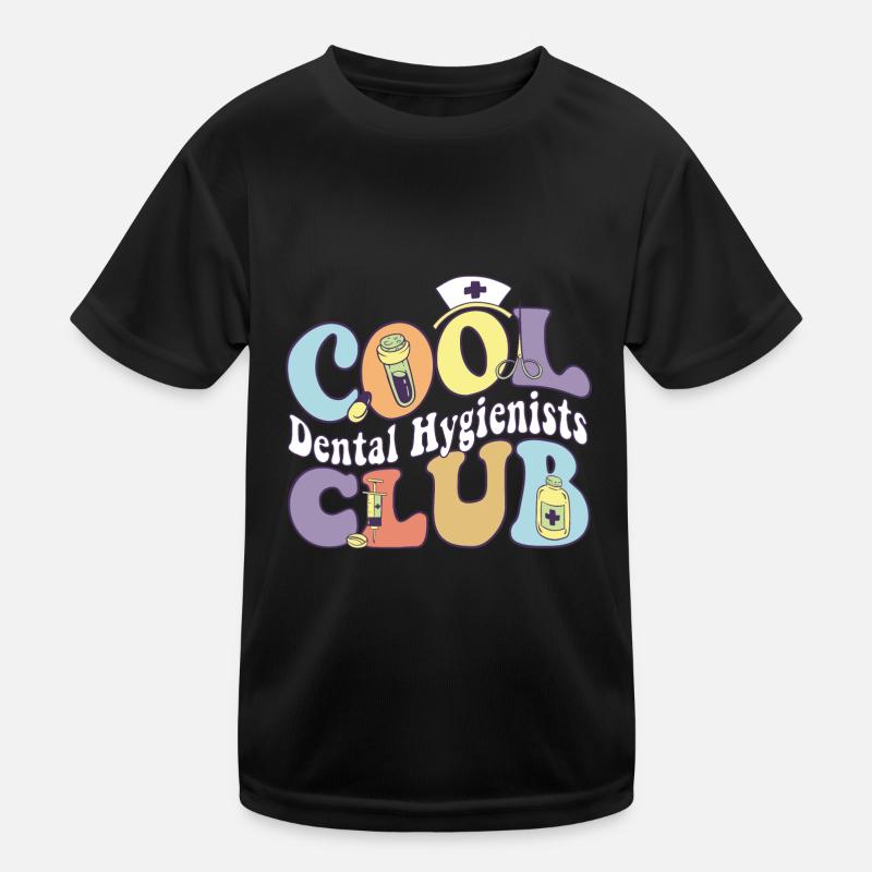 Cool Dental Hygienists Club Dentist Practitioner Kinder Funktions-T-Shirt