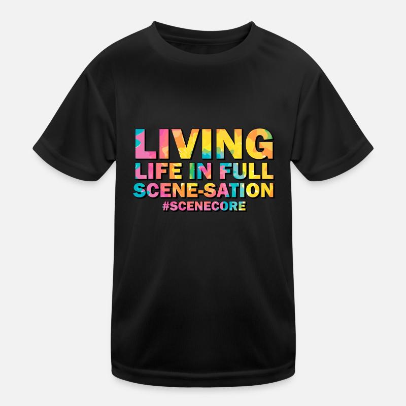 Lustiger Szenenkern Kinder Funktions-T-Shirt