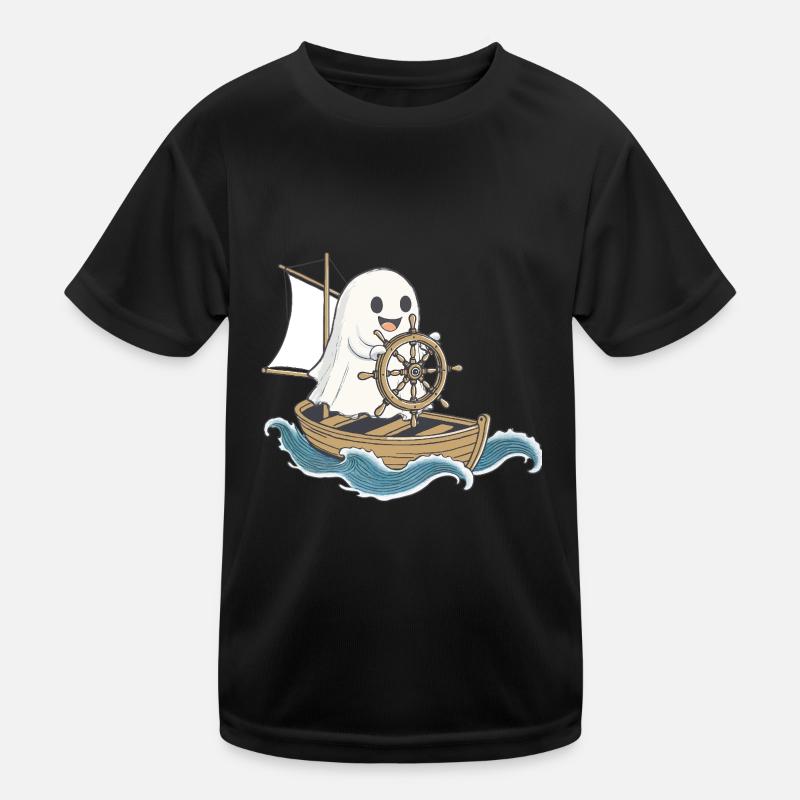 Ghost Sailor Halloween T-shirt sport Enfant