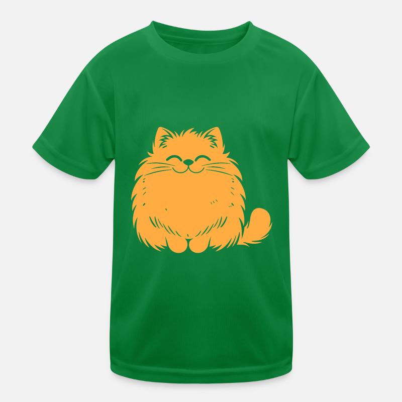 Chat persan T-shirt sport Enfant