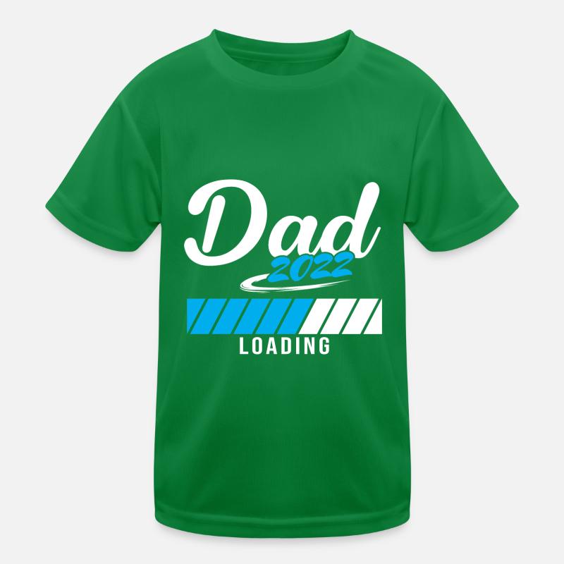 Dad 2022 Loading Werdender Vater Kinder Funktions-T-Shirt