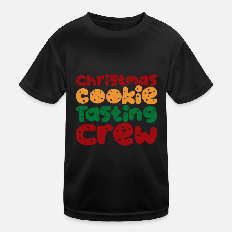 Christmas Cookie Tasting Crew Kinder Funktions-T-Shirt
