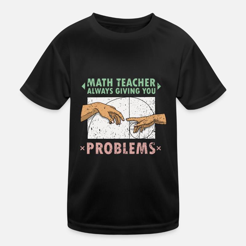 Fibonacci Mathe Lehrer Kunst Erschaffung Kinder Funktions-T-Shirt