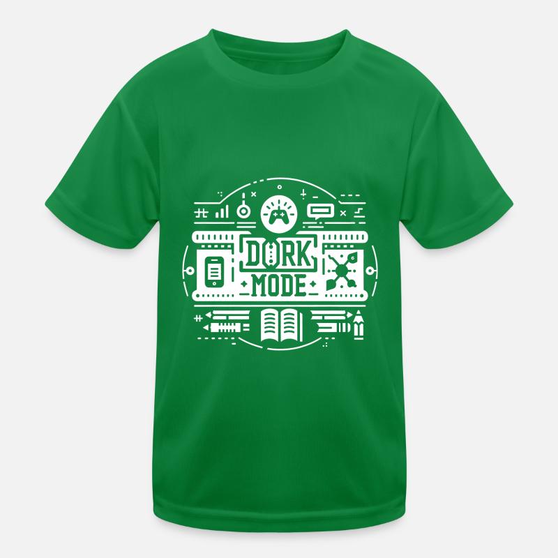 Dork Mode 12 Kinder Funktions-T-Shirt