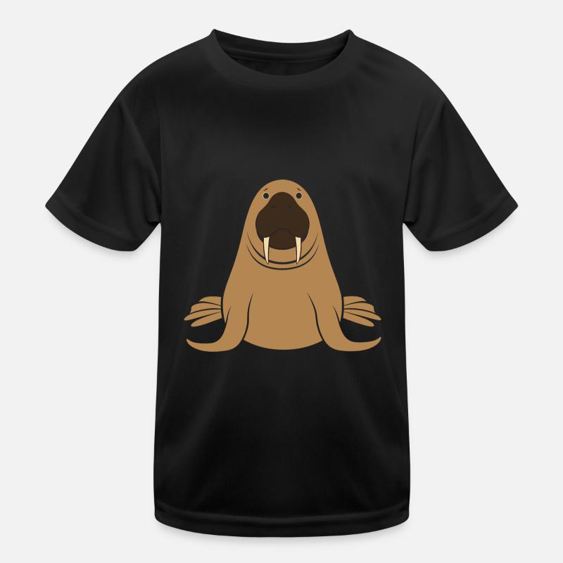Walross Kinder Funktions-T-Shirt