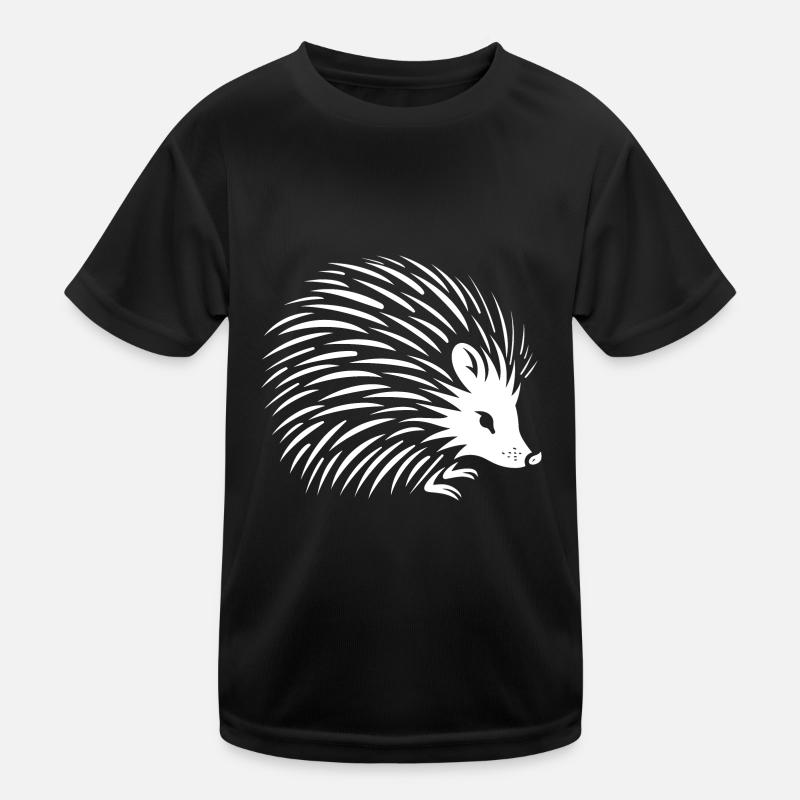Stachelschwein Kinder Funktions-T-Shirt